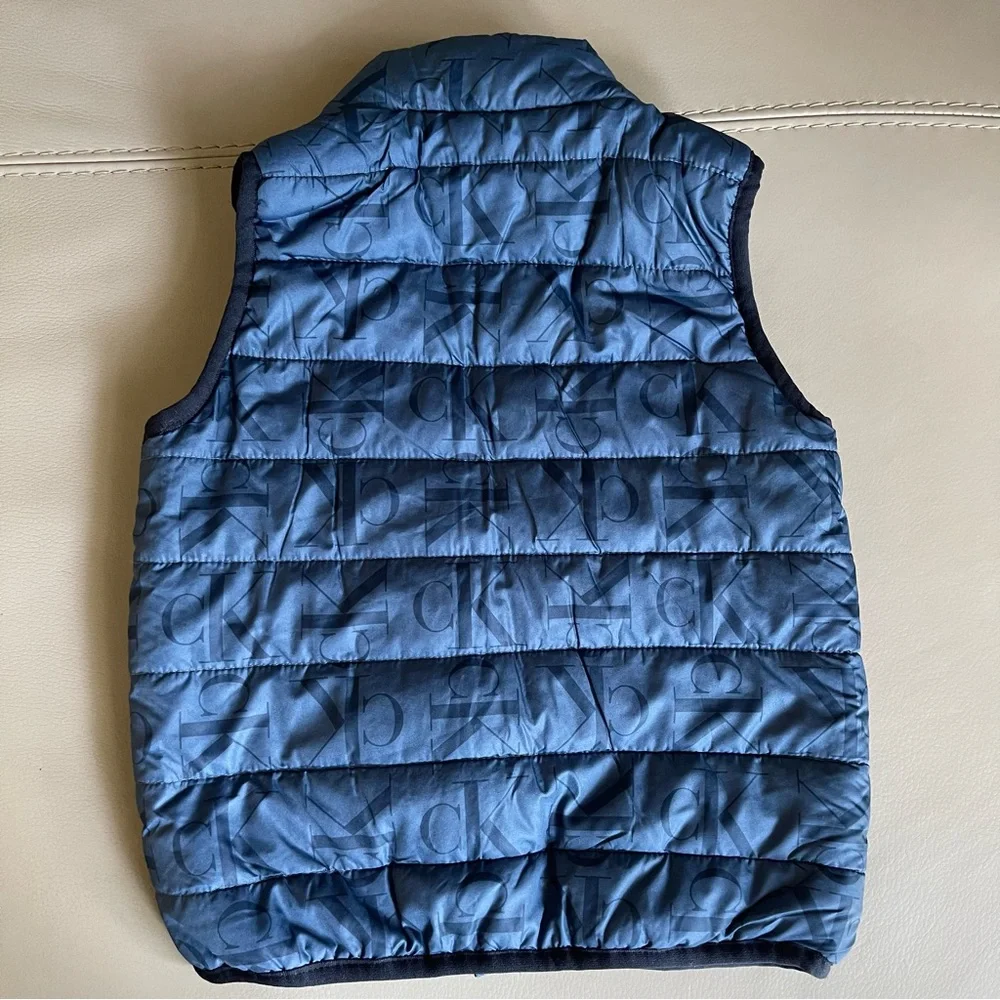 Calvin Klein Jeans Blue Kids Vest Size 4t - Picture 2 of 6
